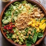Chili Mango Peanut Chicken Salad Recipe