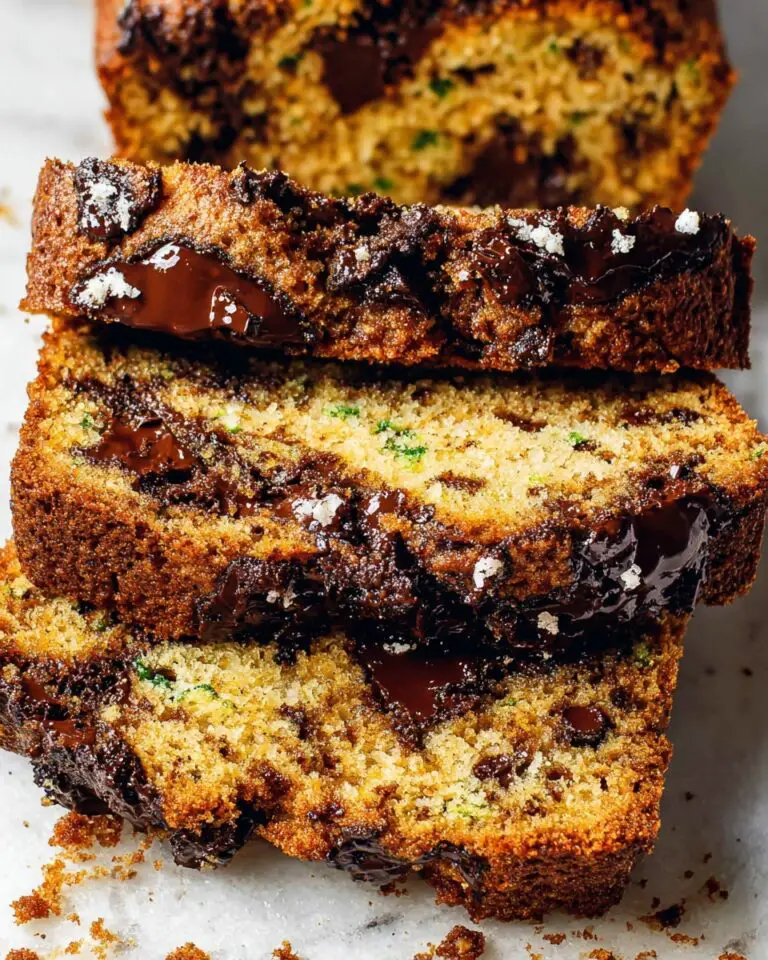 Chocolate Chip Zucchini Pecan Bread Recipe