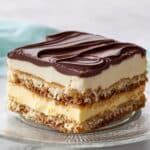 No-Bake Éclair Cake with Graham Crackers and Vanilla Pudding Recipe