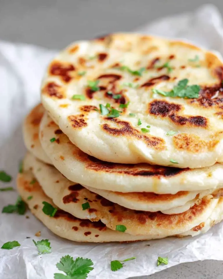 Quick and Easy Dough Naan Flatbread Recipe