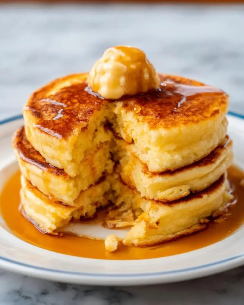 Sweet Corn Pancakes with Mozzarella Recipe