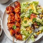 BBQ Chicken Skewer Salad Recipe