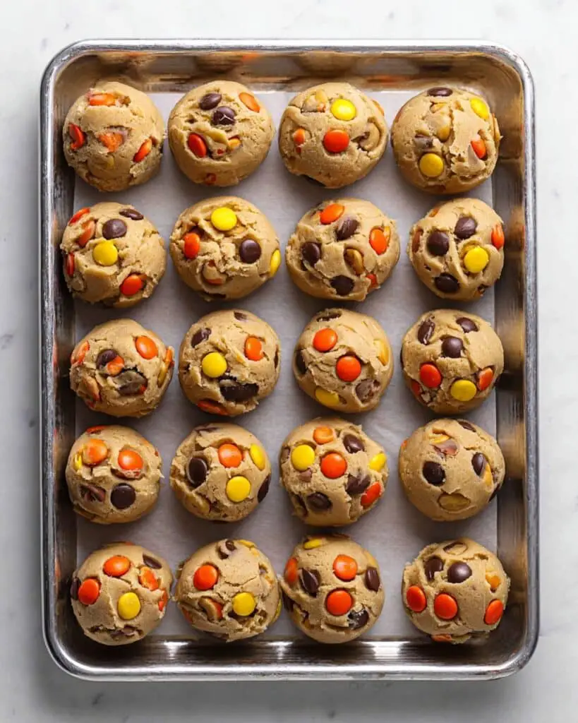 Reese’s Pieces Peanut Butter Cookies Recipe