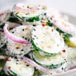 Cucumber Everything Bagel Salad Recipe