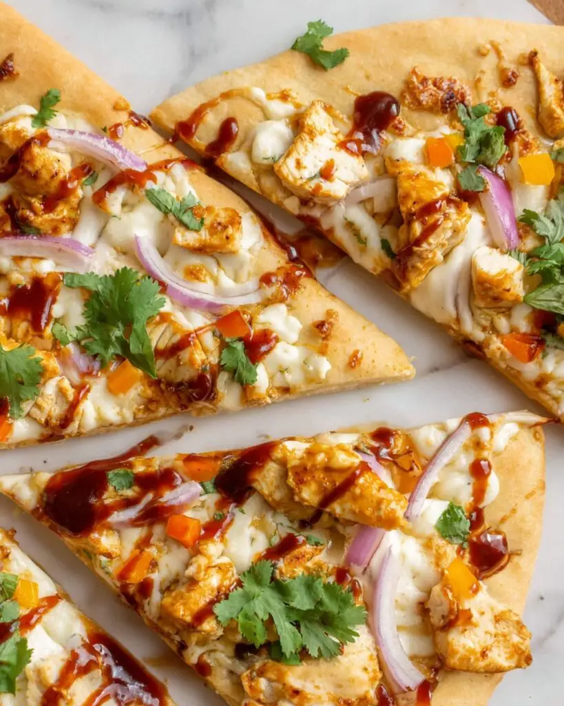 Loaded BBQ Chicken Flatbread Pizza Recipe