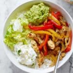 Chicken Fajita Rice Bowl Recipe