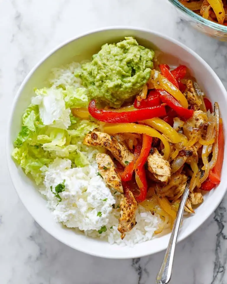 Chicken Fajita Rice Bowl Recipe