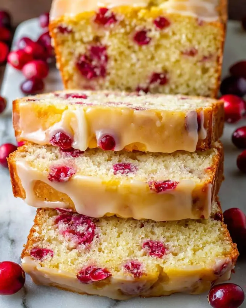 Cranberry Bread with Orange Glaze Recipe