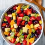 Honey Lime Rainbow Fruit Salad Recipe