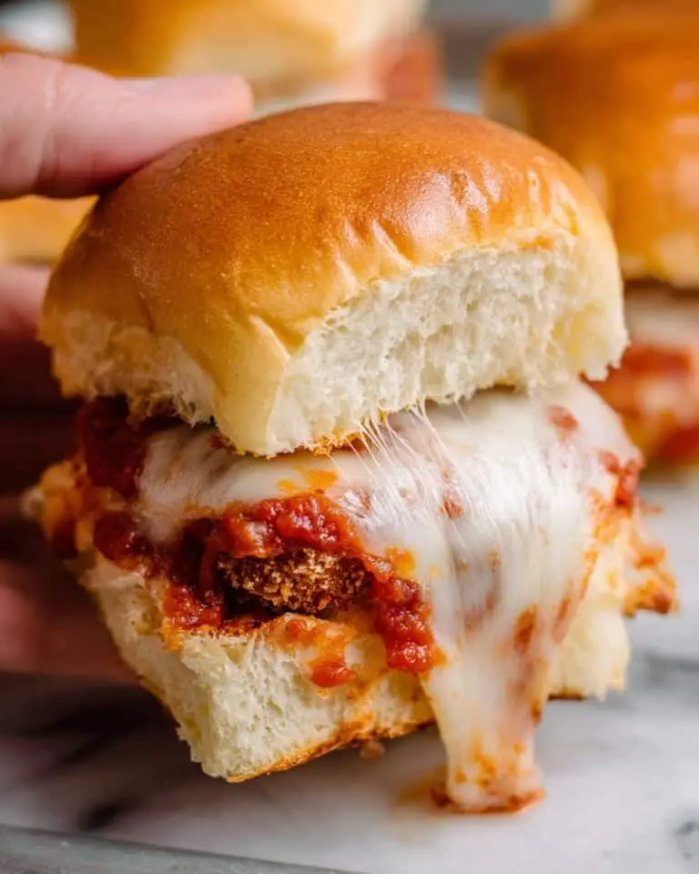 Chicken Parm Sliders with Chicken Nuggets Recipe