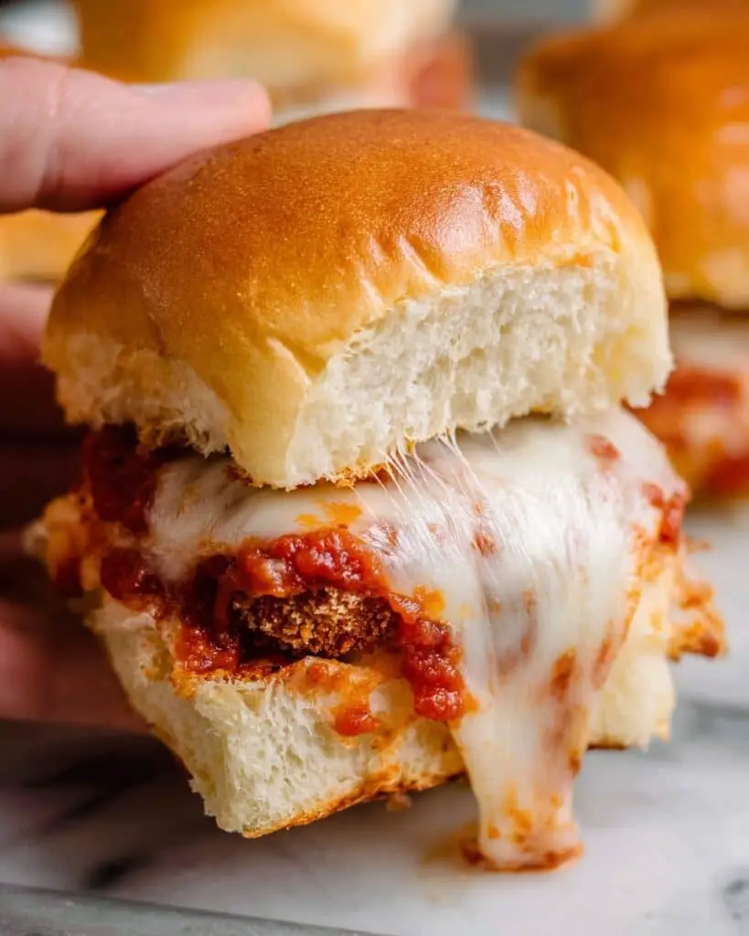 Chicken Parm Sliders with Chicken Nuggets Recipe