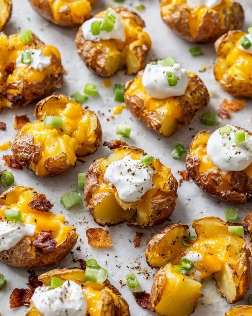 Loaded Smashed Potatoes Recipe