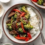 Steak Stir Fry with Broccoli, Bell Pepper, and Carrots Recipe