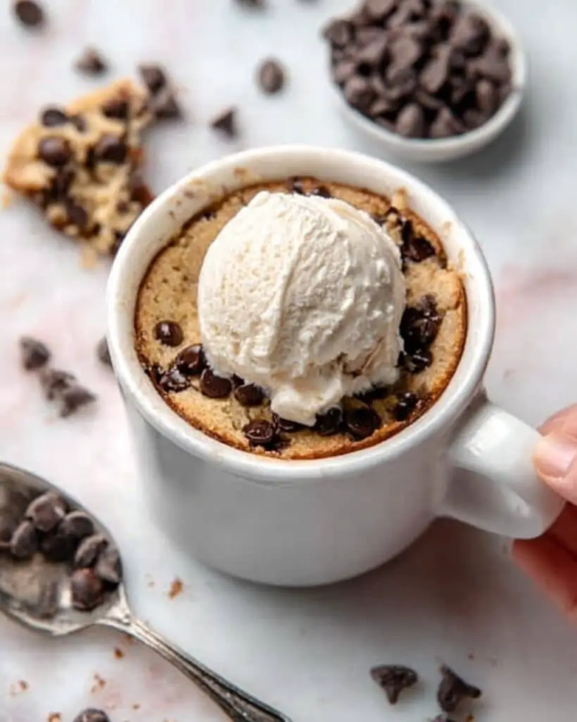 Microwave Cookie in a Mug Recipe