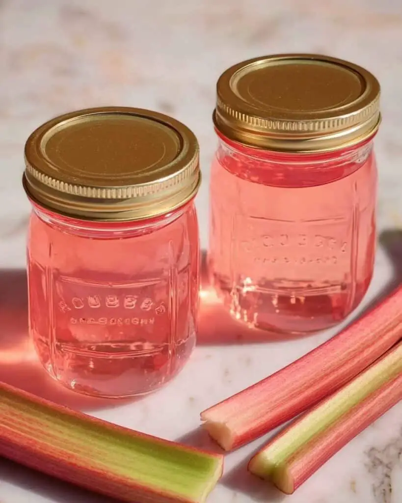 Rhubarb Simple Syrup (Easy Homemade Recipe) Recipe