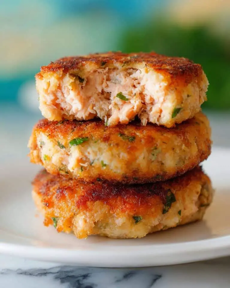 Crispy Salmon Cakes with Lemon and Parsley Recipe