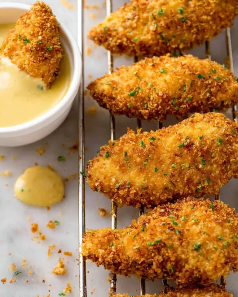 Crispy Oven Baked Chicken Tenders Recipe