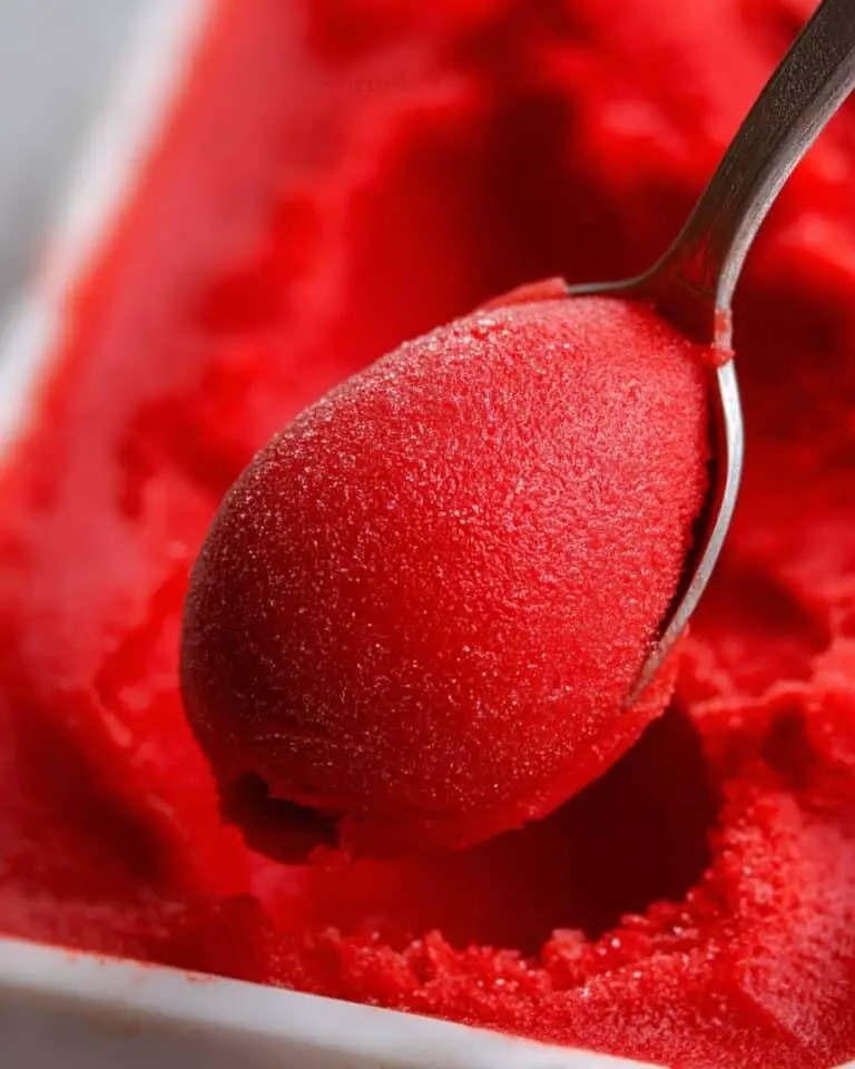Strawberry Sorbet Recipe