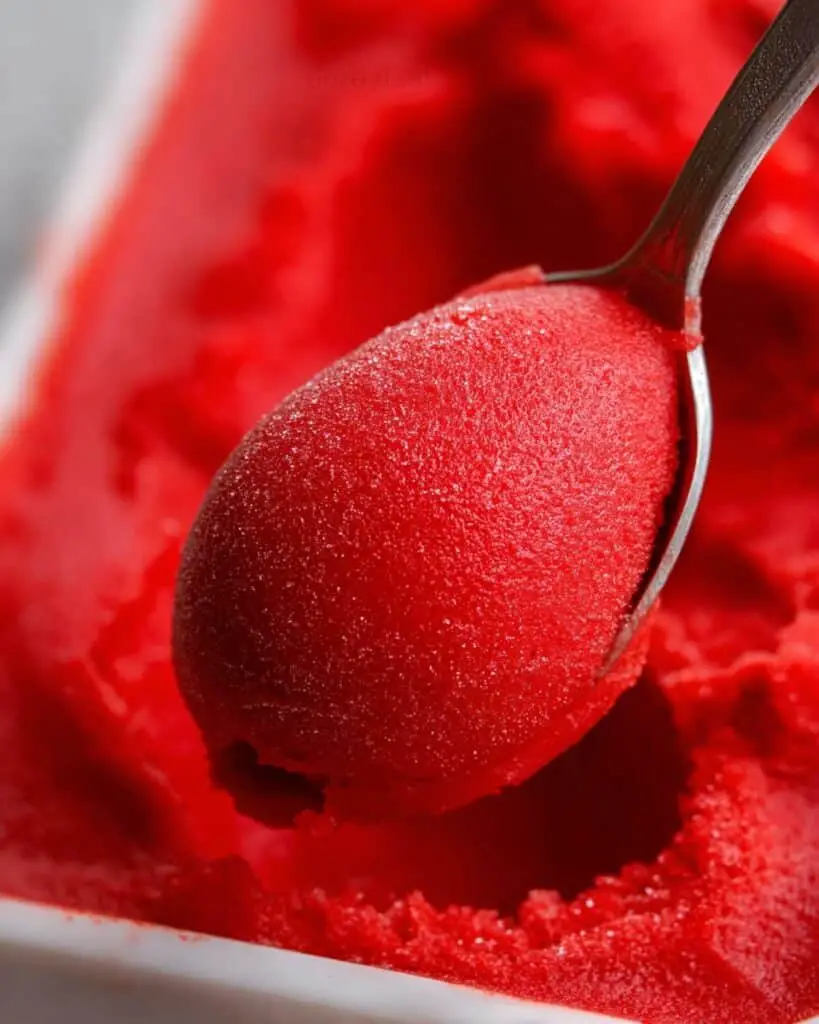 Strawberry Sorbet Recipe