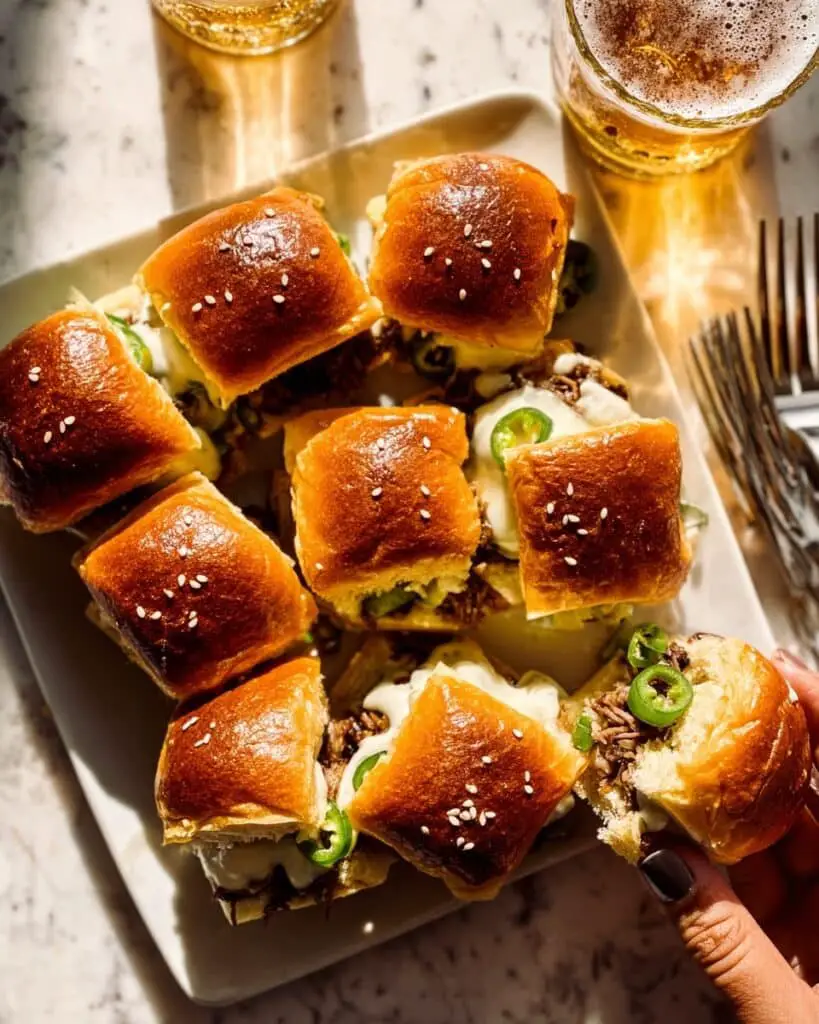 Jalapeño Pepper Jack Cheeseburger Sliders Recipe