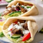 Delicious Chicken Shawarma Wraps with Yogurt Sauce Recipe