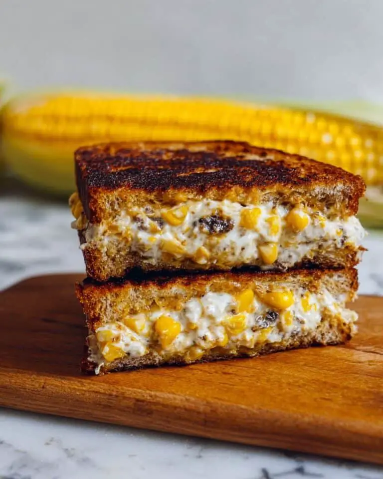 Elotes Corn Grilled Cheese Sandwich Recipe