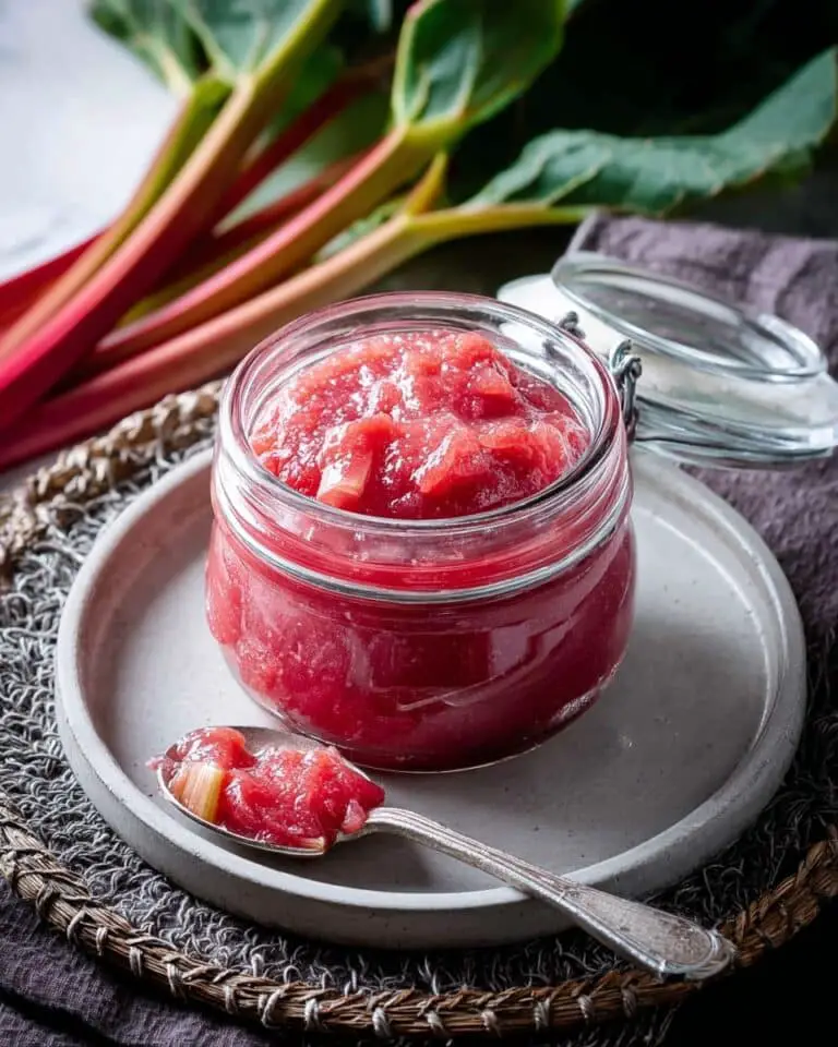 Easy Rhubarb Compote Recipe