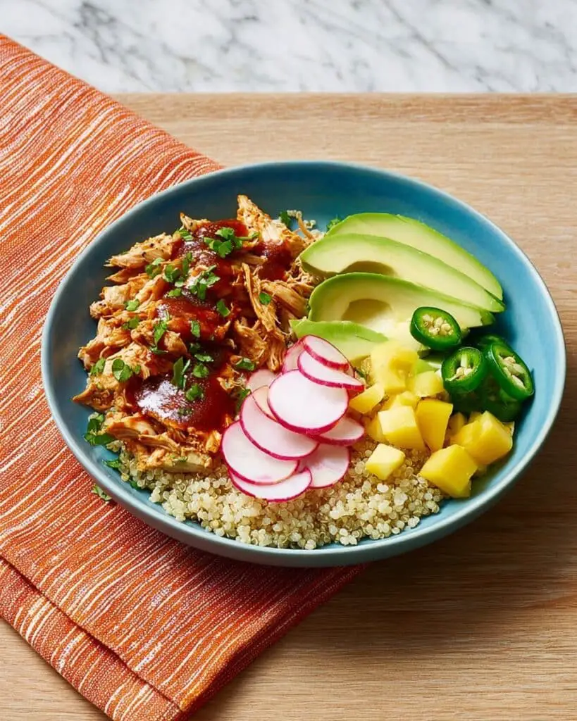 Instant Pot BBQ Chicken Grain Bowls Recipe