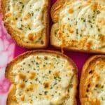 Bread Machine Garlic Bread with Cheesy Topping Recipe