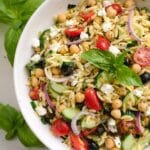 Chilled Italian Orzo Salad Recipe