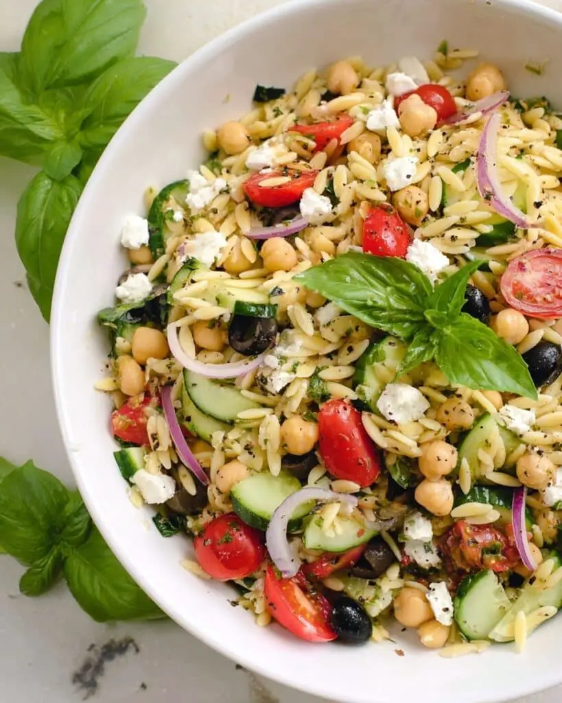 Chilled Italian Orzo Salad Recipe