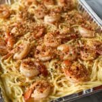 Copycat Cheesecake Factory Shrimp Scampi Linguine Recipe