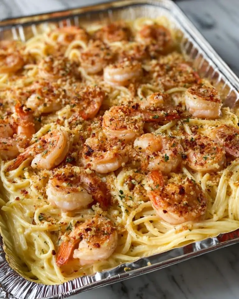 Copycat Cheesecake Factory Shrimp Scampi Linguine Recipe