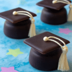 Flourless Chocolate Cake Graduation Caps Recipe
