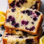 Lemon Blueberry Loaf with Lemon Icing Recipe