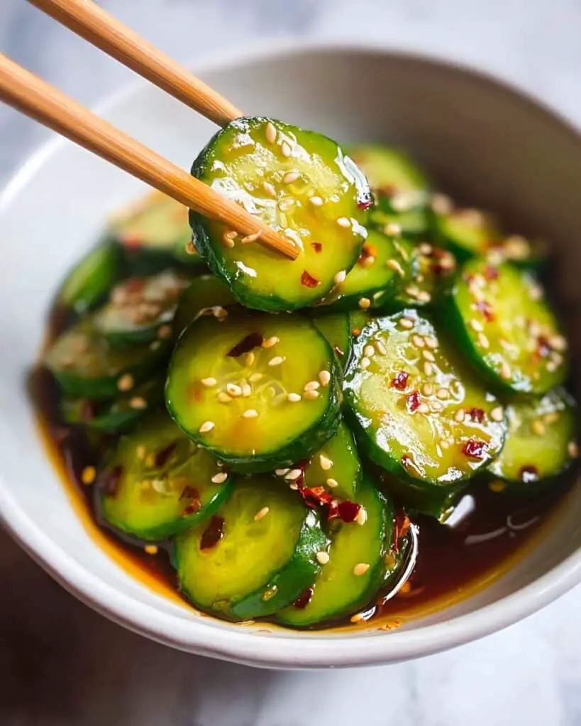 Quick and Easy Asian Cucumber Salad Recipe