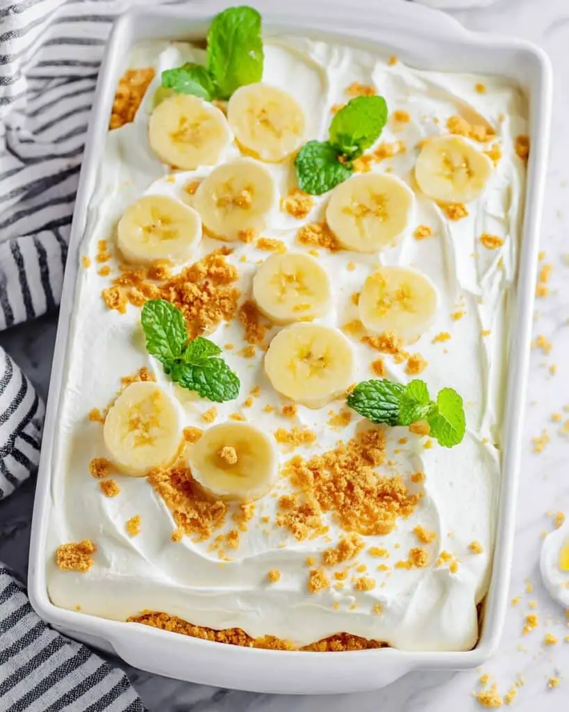 No-Bake Banana Pudding Lasagna (Easy & Creamy!) Recipe