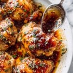 Baked Honey Garlic Chicken Thighs Recipe