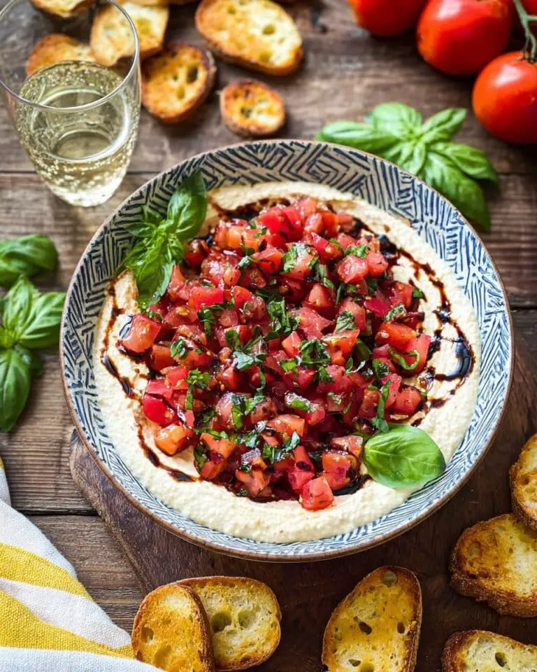 Easy Boursin Bruschetta Dip Recipe