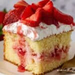 Strawberry Shortcake Sheet Cake Recipe