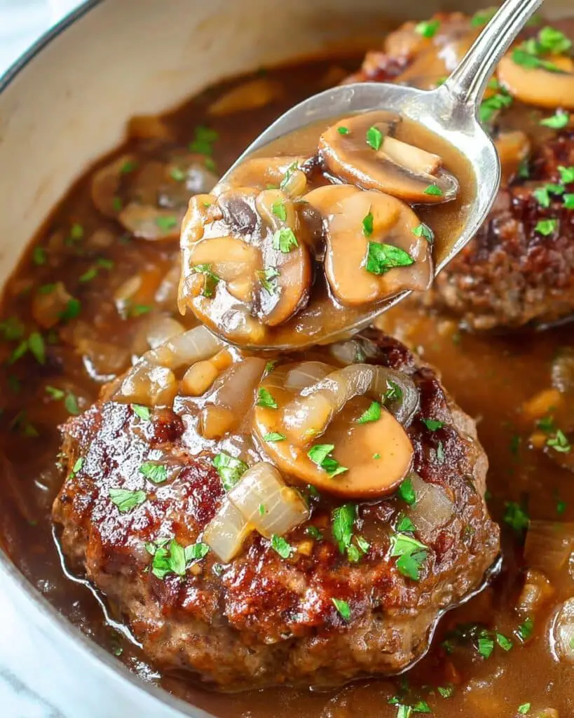 Salisbury Steak with Mushroom Gravy Recipe