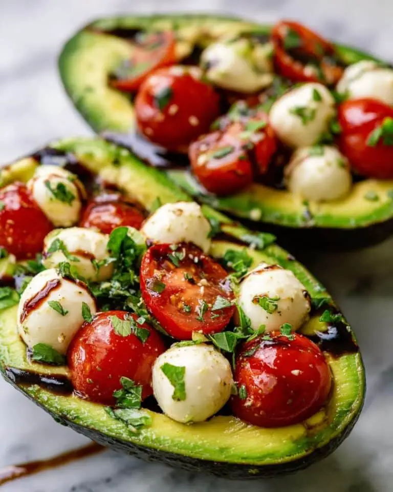 Caprese Stuffed Avocado Recipe