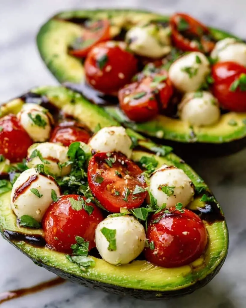 Caprese Stuffed Avocado Recipe