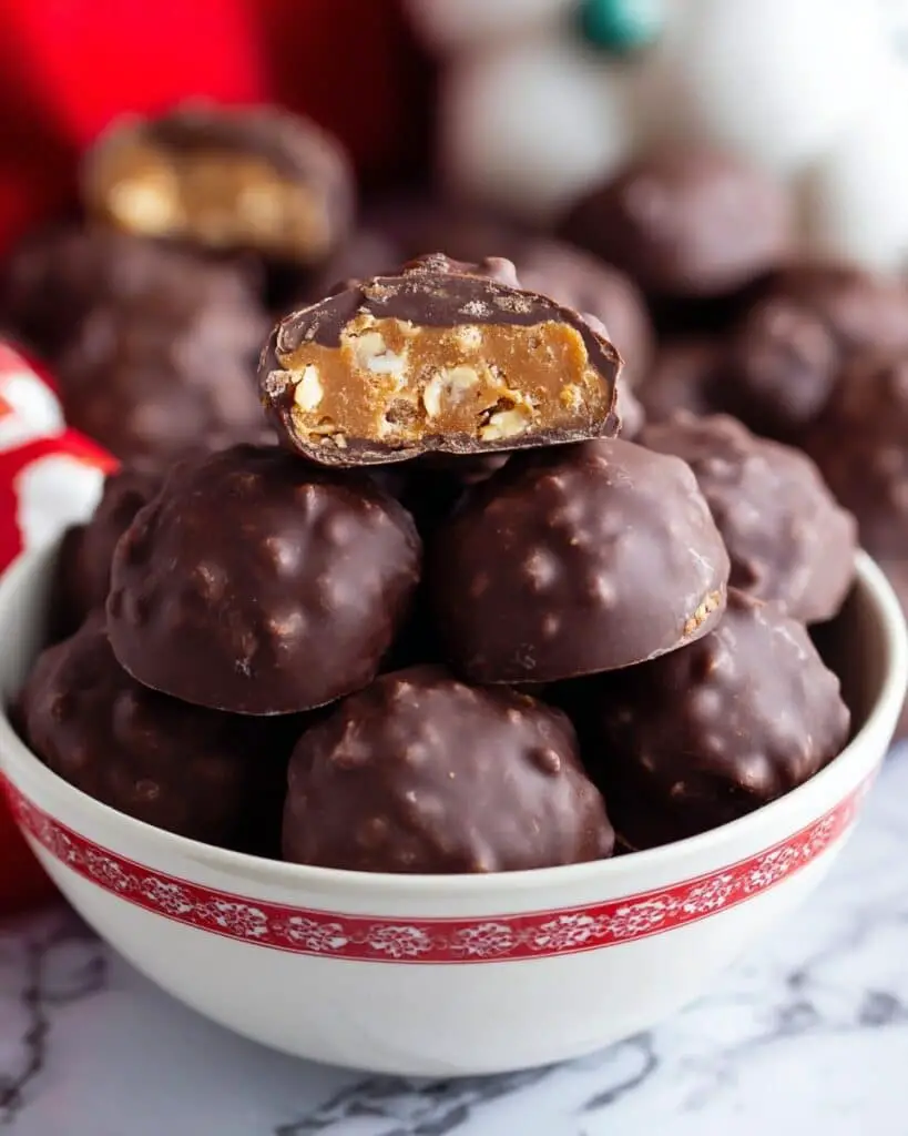 Chocolate Caramel Pecan Clusters Recipe