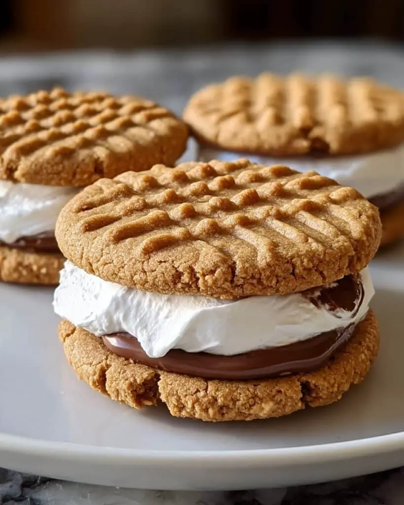 Peanut Butter S’mores Sandwich Cookies Recipe