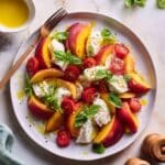 Stone Fruit & Burrata Salad with Honey-Lemon Vinaigrette Recipe