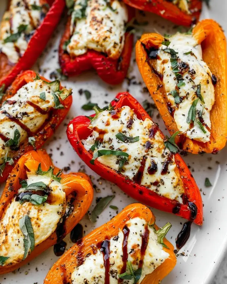 Stuffed Mini Bell Peppers with Cream Cheese and Everything Bagel Seasoning Recipe