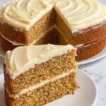 Banana Layer Cake with Creamy Buttercream Frosting Recipe