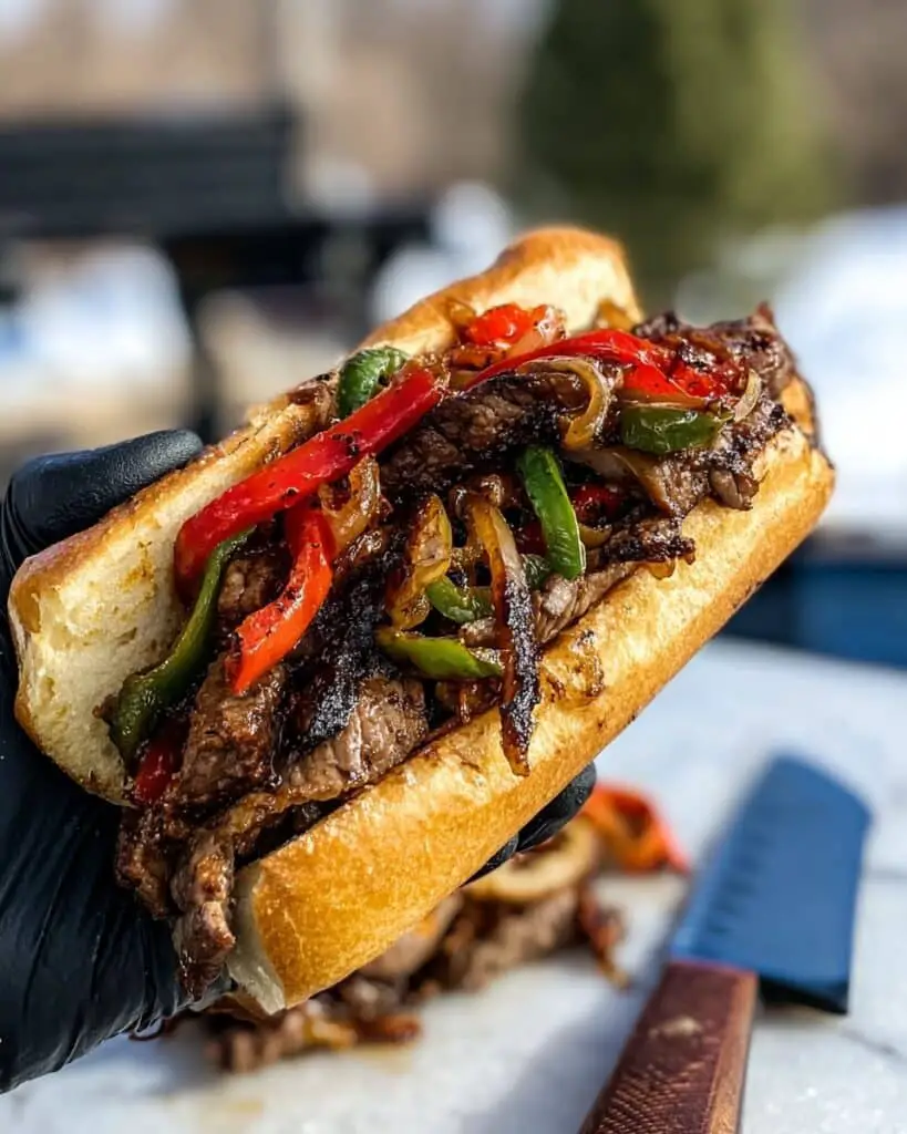 Ultimate Griddled Cheesesteak Recipe