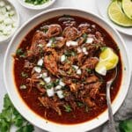 Slow Cooker Birria Beef Stew with Chilies and Spices Recipe